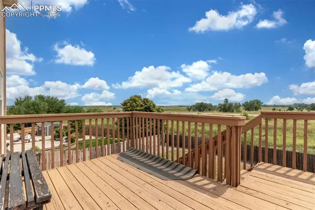 a view of balcony and deck