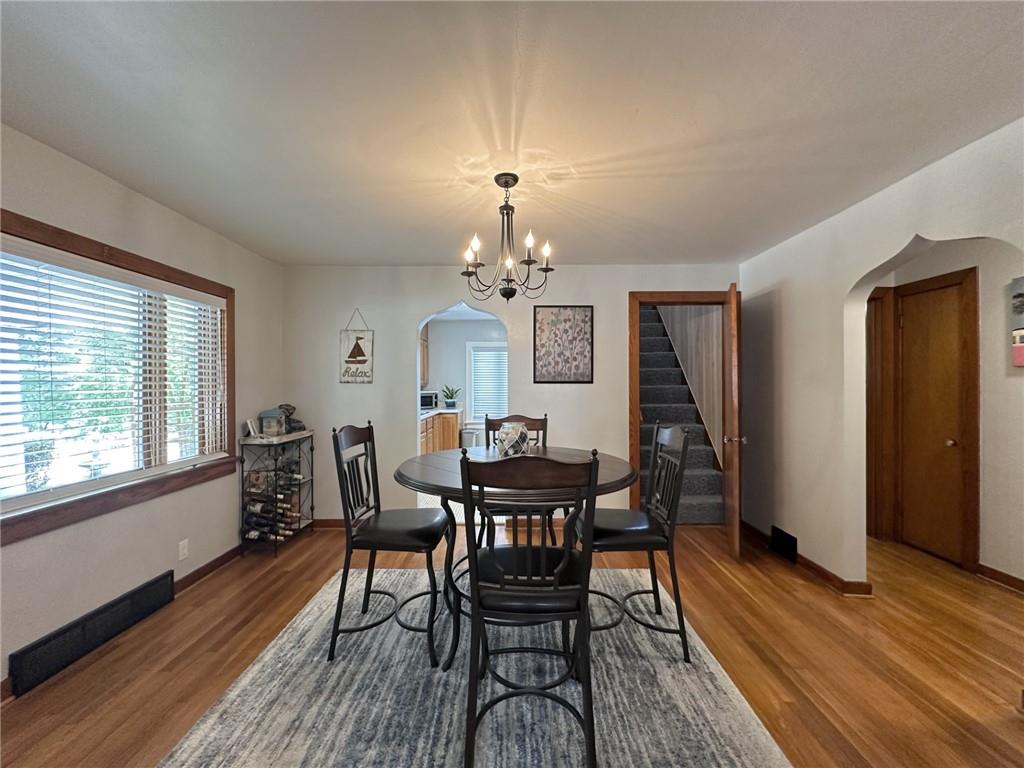 1804 River Road North Apollo, PA 15673 - Photo 20 of 39 a view of a dining room with furniture window and wooden floor