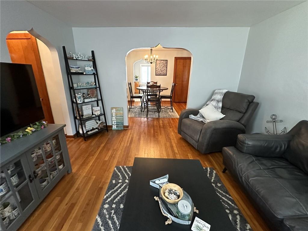 1804 River Road North Apollo, PA 15673 - Photo 23 of 39 a living room with furniture and a flat screen tv