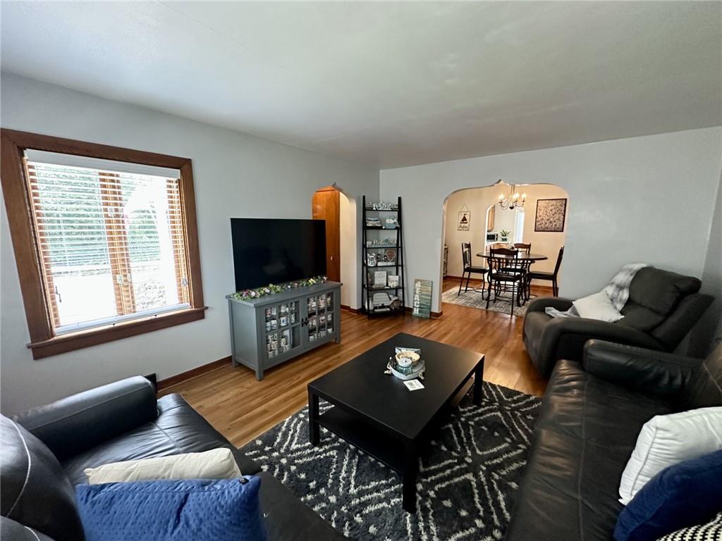1804 River Road North Apollo, PA 15673 - Photo 25 of 39 a living room with furniture and a flat screen tv