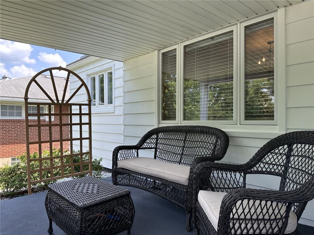 1804 River Road North Apollo, PA 15673 - Photo 5 of 39 a view of a patio with couches table and chairs and potted plants
