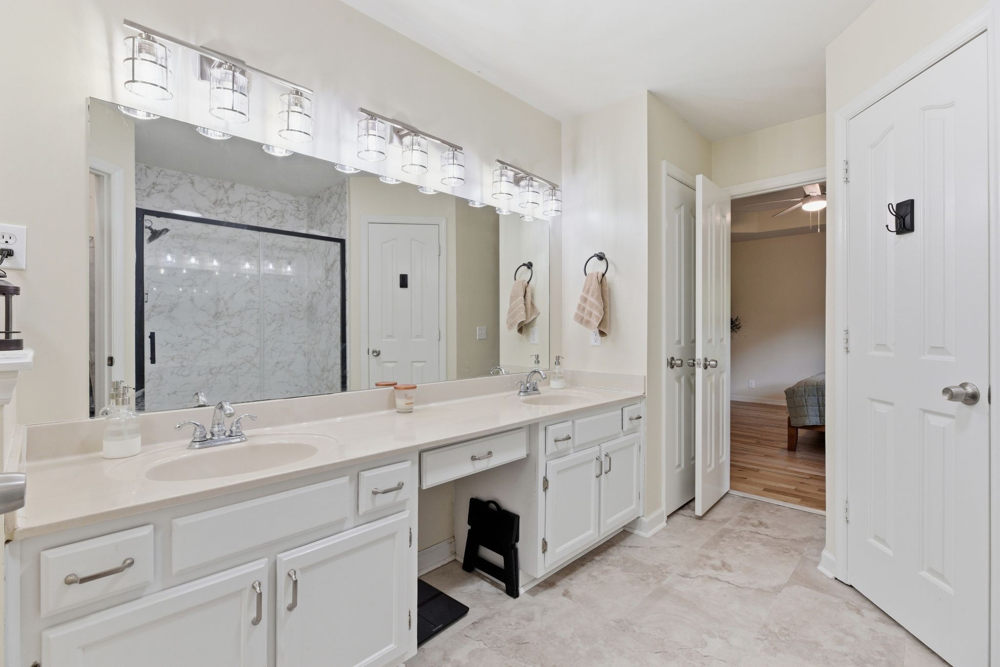2306 Red Mile Road Murfreesboro, TN 37127 - Photo 22 of 43 a spacious bathroom with a double vanity sink mirror and double