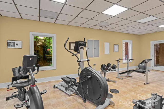 a outdoor space view with a sitting space