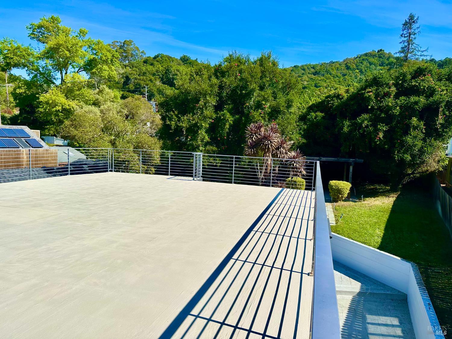40 Villa Avenue San Rafael, CA 94901 - Photo 31 of 47 a view of balcony with wooden floor and outdoor seating