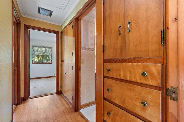 wooden floor in a gallery