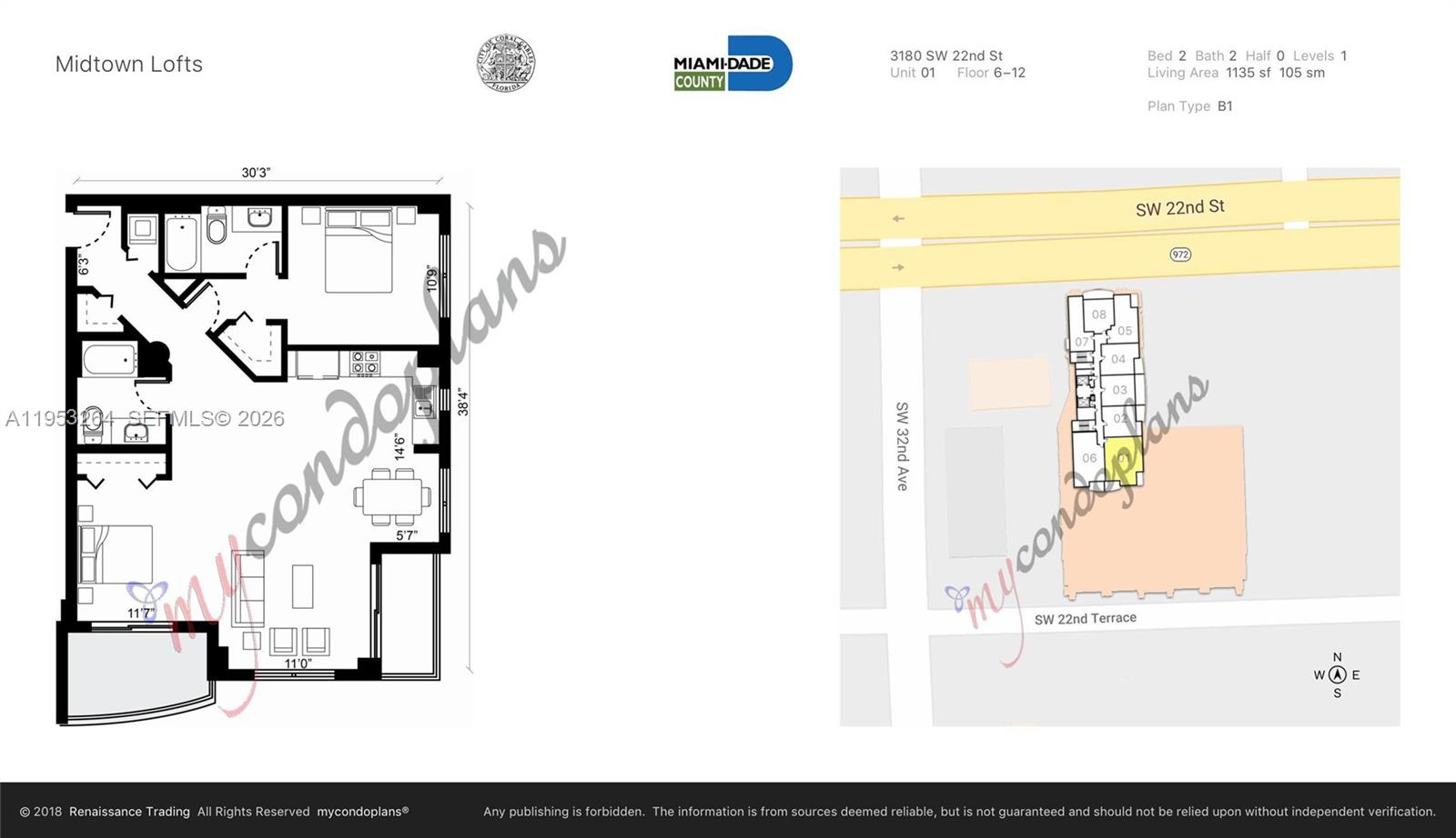 3180 Southwest 22nd Street, Unit 601 Miami, FL 33145 - Photo 4 of 4