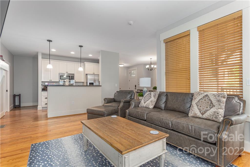 7 Fitzgerald Road Black Mountain, NC 28711 - Photo 5 of 23 a living room with furniture and kitchen view