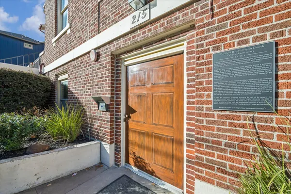a view of front door