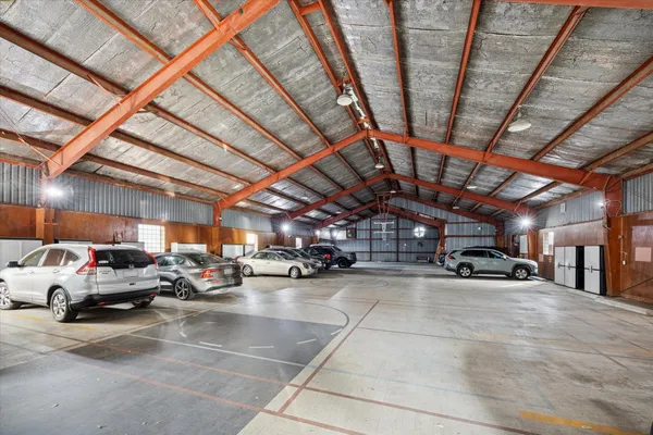 a view of parking area with parking area
