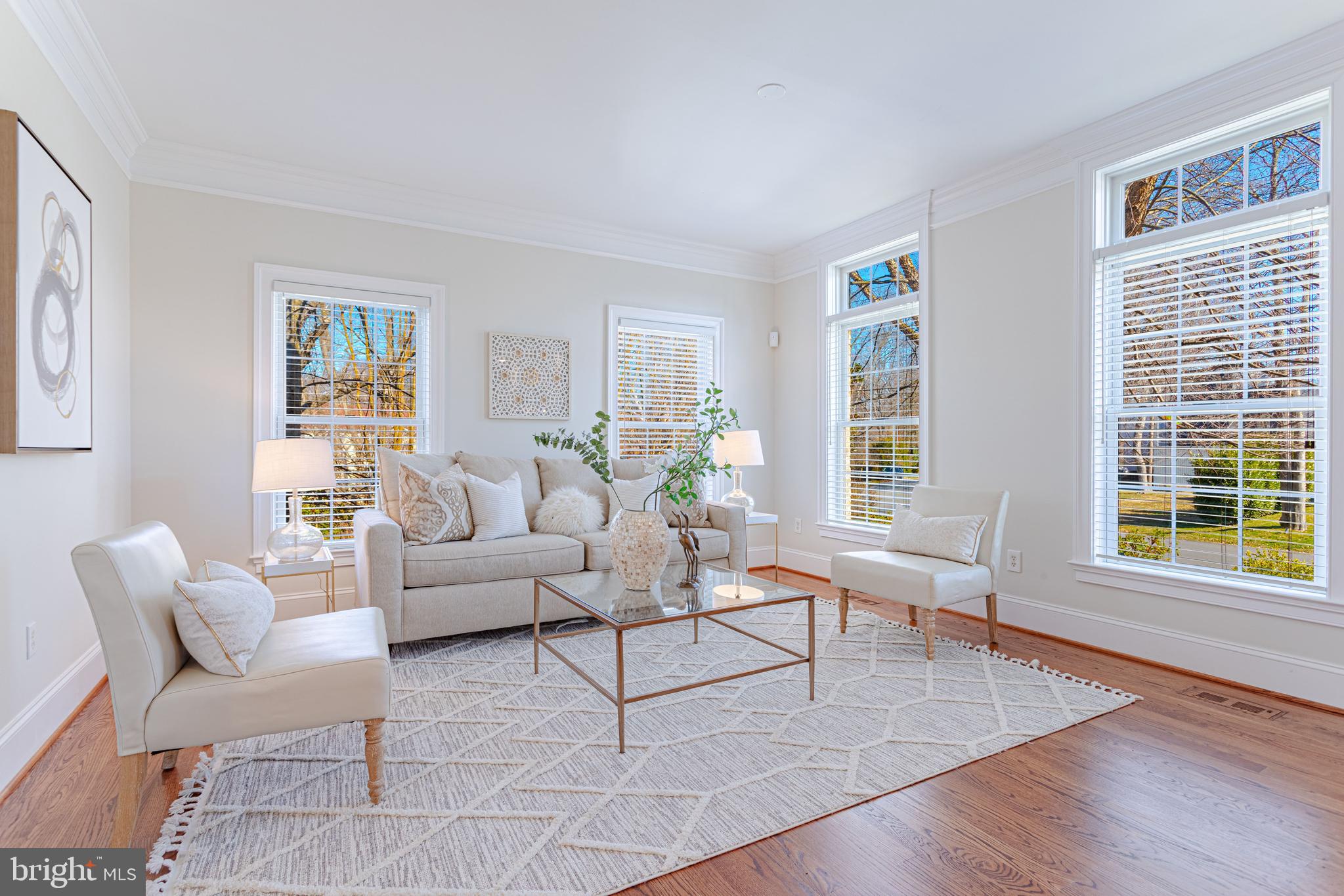 1206 Summit Road McLean, VA 22101 - Photo 6 of 45 a living room with furniture and wooden floor