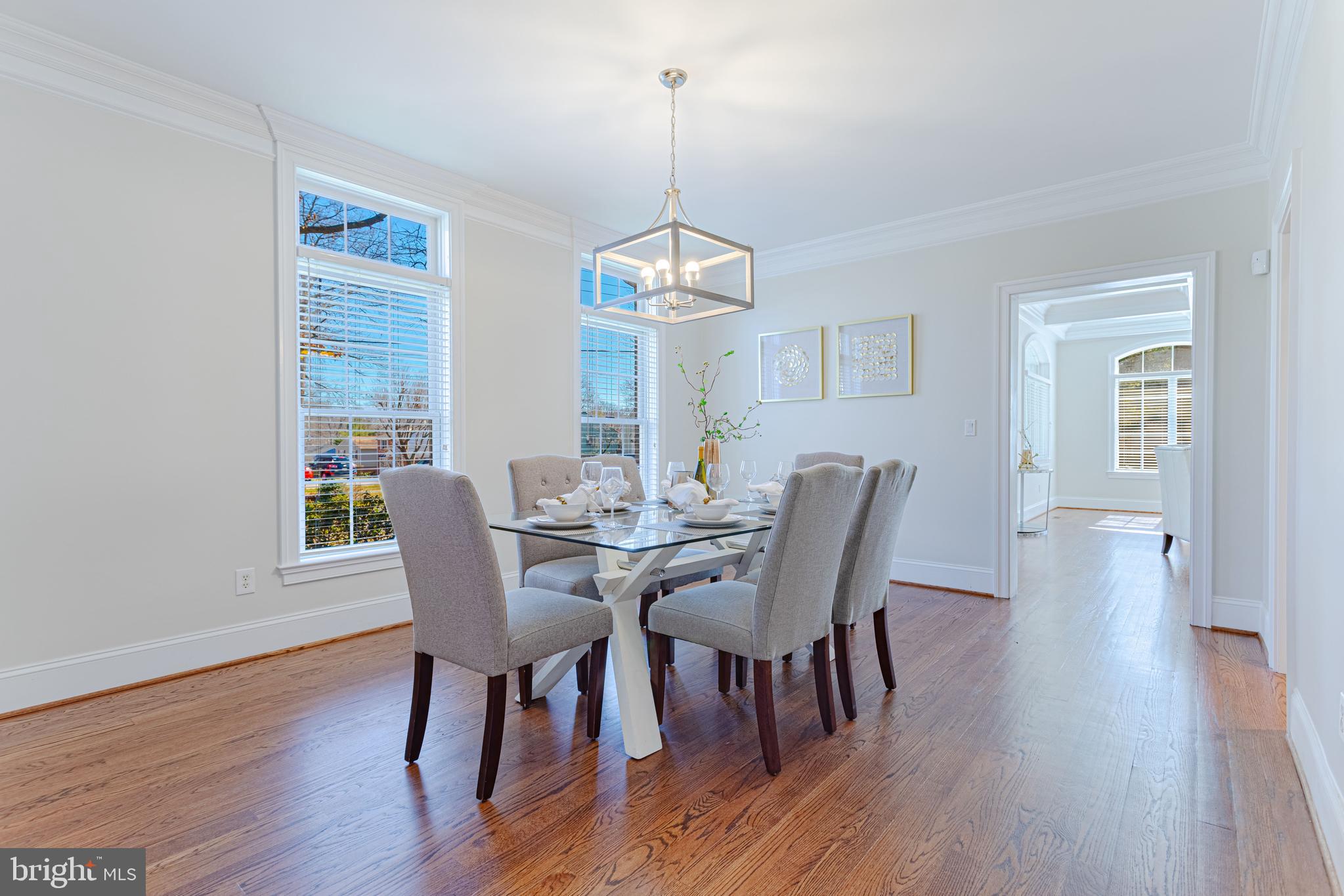 1206 Summit Road McLean, VA 22101 - Photo 8 of 45 a dining room with furniture window wooden floor