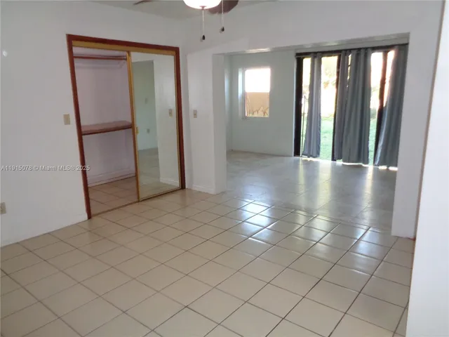 a view of an empty room