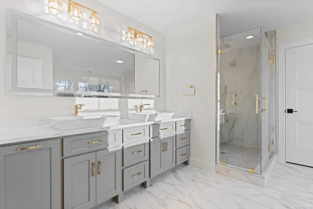 a close view of a sink