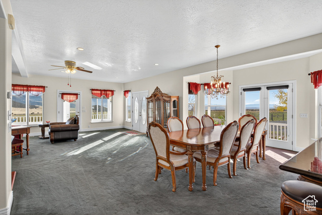 4768 East Hickman Canyon Road Stockton, UT 84071 - Photo 16 of 85 Dining room featuring healthy amount of natural light and recessed lighting.