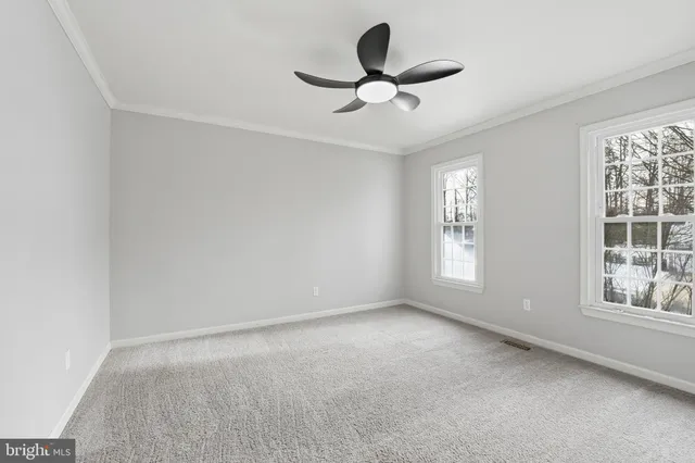a view of hallway with stairs