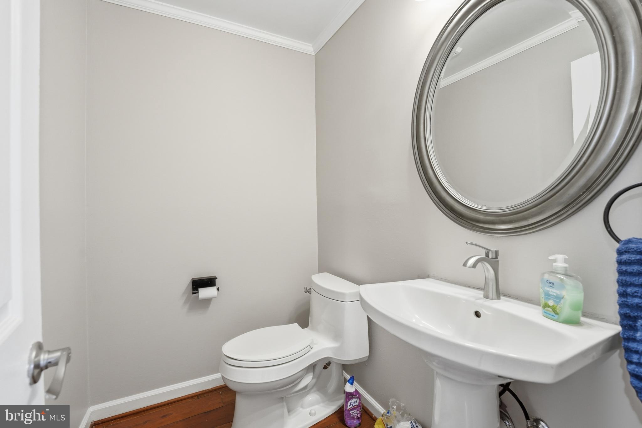 3582 Lions Field Road Triangle, VA 22172 - Photo 44 of 66 a bathroom with a sink and a mirror