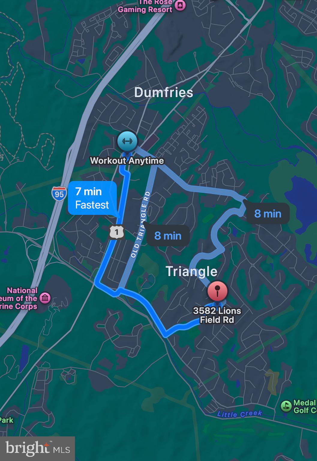 3582 Lions Field Road Triangle, VA 22172 - Photo 62 of 66 a view of outdoor space and front door