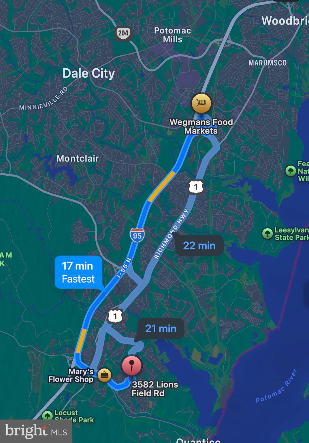 3582 Lions Field Road Triangle, VA 22172 - Photo 63 of 66 a view of a sign