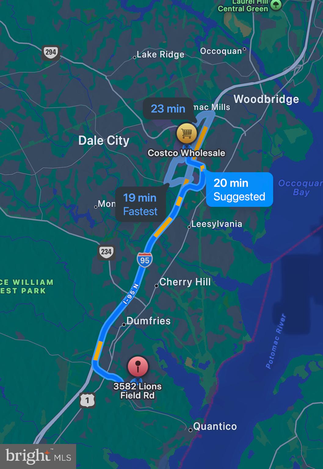 3582 Lions Field Road Triangle, VA 22172 - Photo 65 of 66 a view of a street with an outdoor space