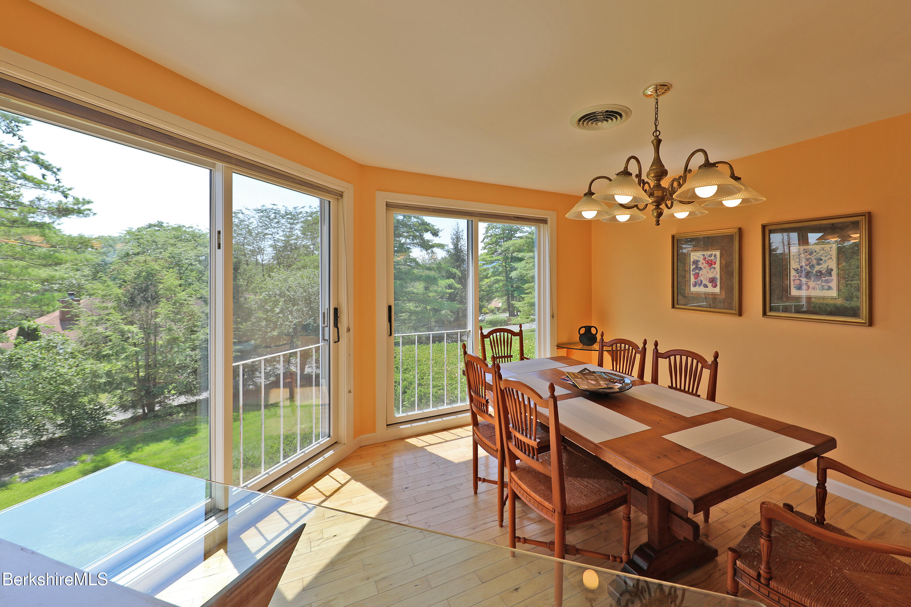 19 Hawthorne Road, Unit GH 4 Stockbridge, MA 01262 - Photo 18 of 46 a view of a dining room with furniture window and outside view