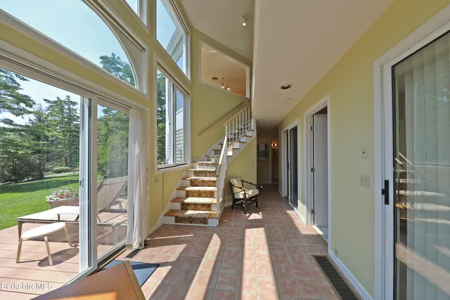 a view of a house with a porch