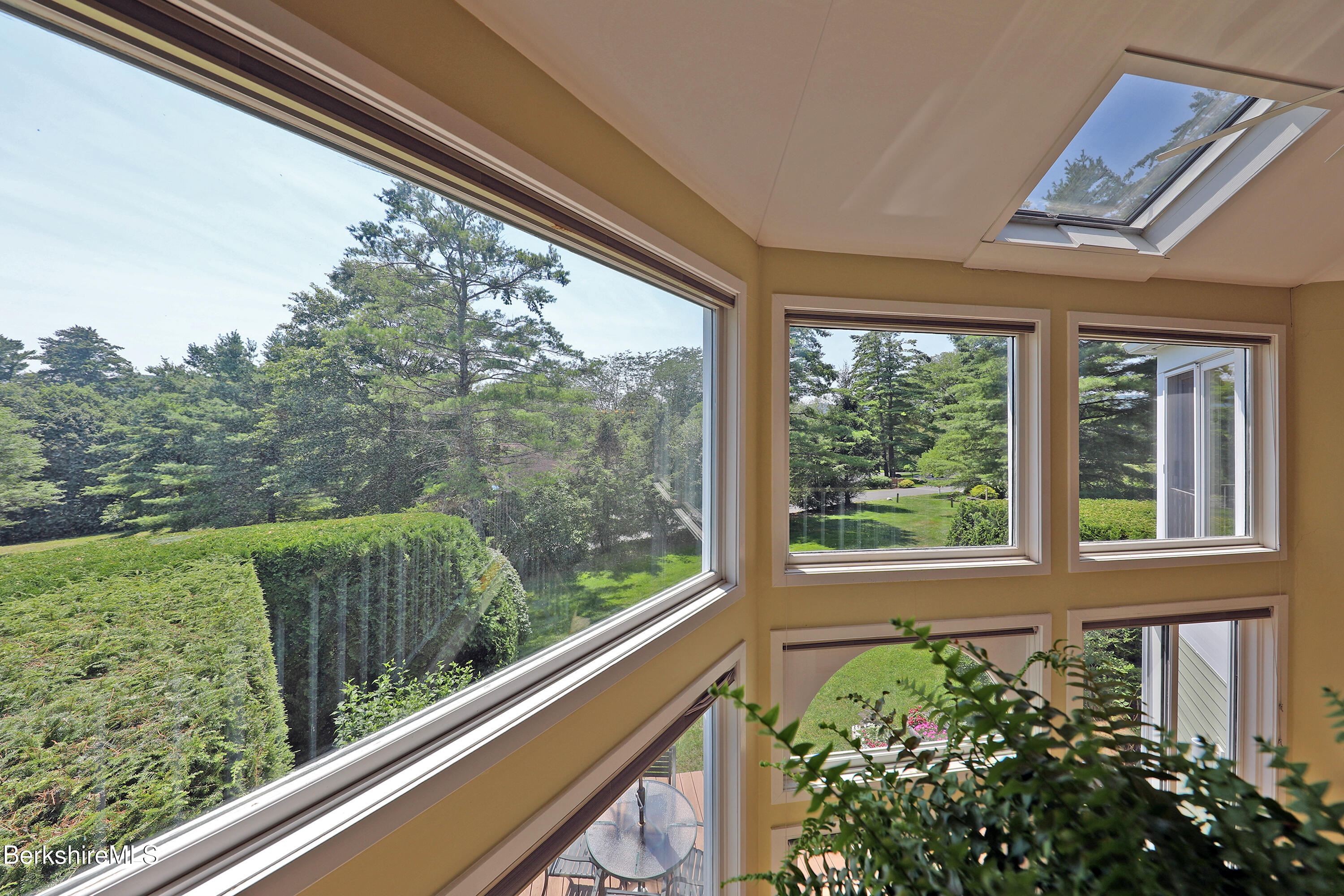 19 Hawthorne Road, Unit GH 4 Stockbridge, MA 01262 - Photo 9 of 46 a view of a garden from a window