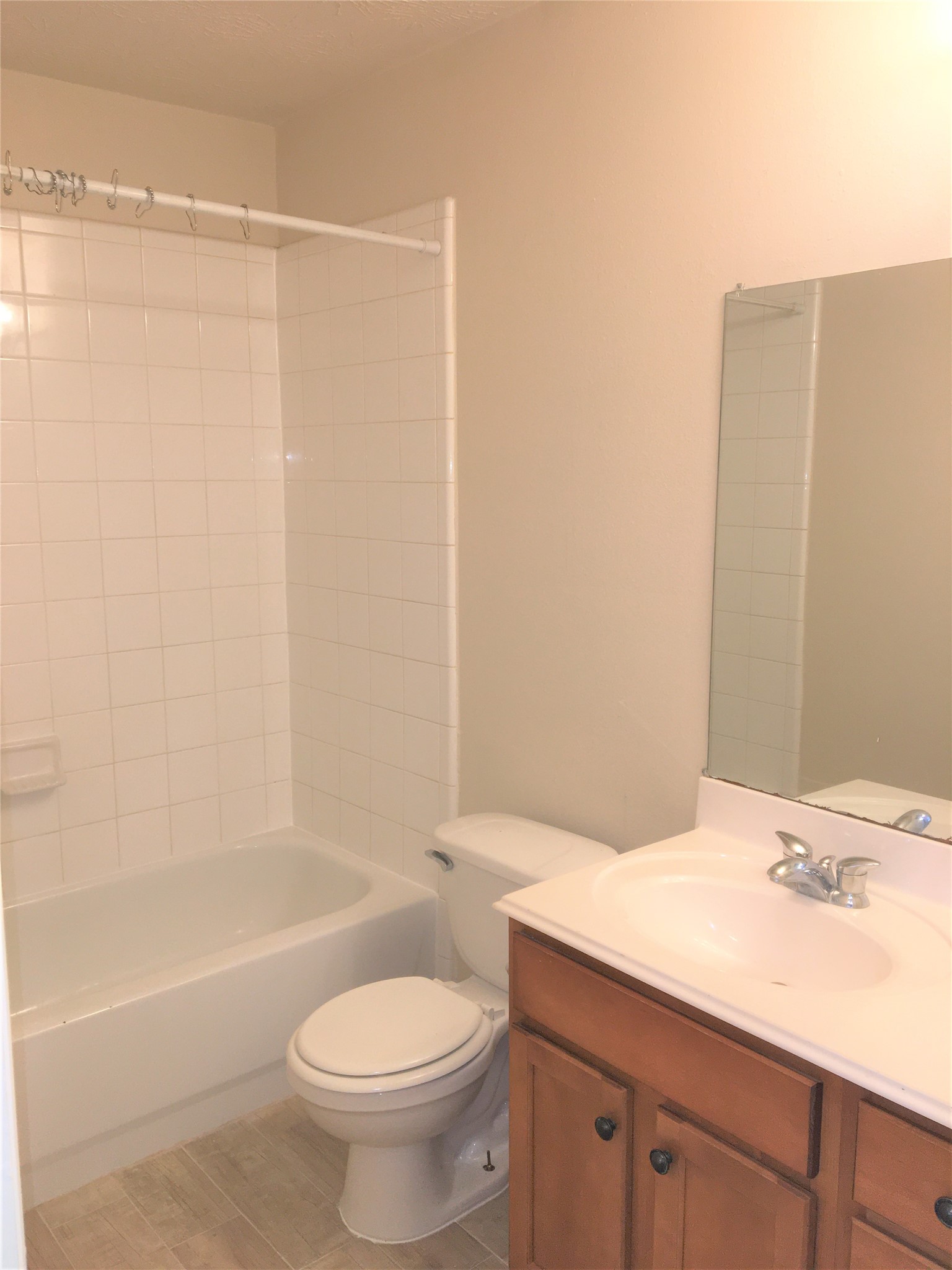 2214 Valley View Crossing Conroe, TX 77304 - Photo 15 of 23 a bathroom with a sink a toilet and shower