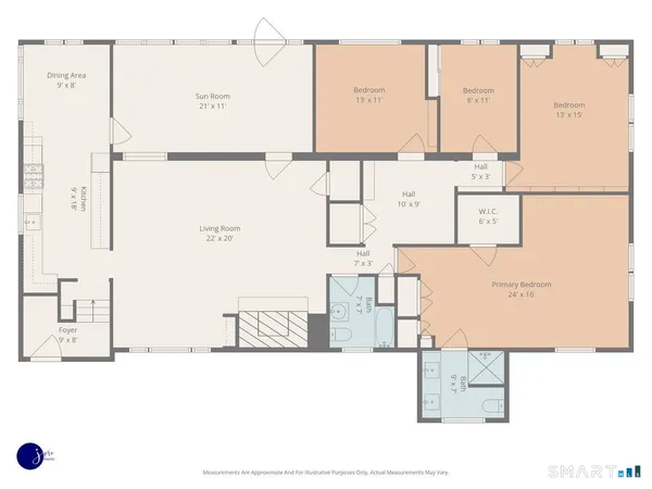 a picture of a floor plan