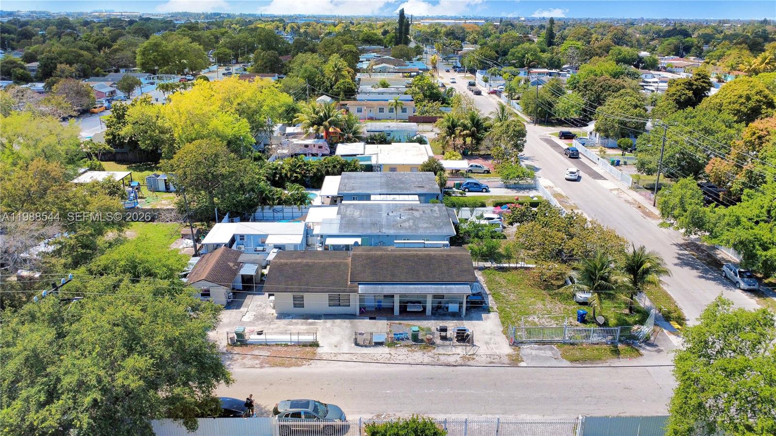 2900 Northwest 95th Street Miami, FL 33147 - Photo 47 of 48 an aerial view of a city with lots of residential buildings