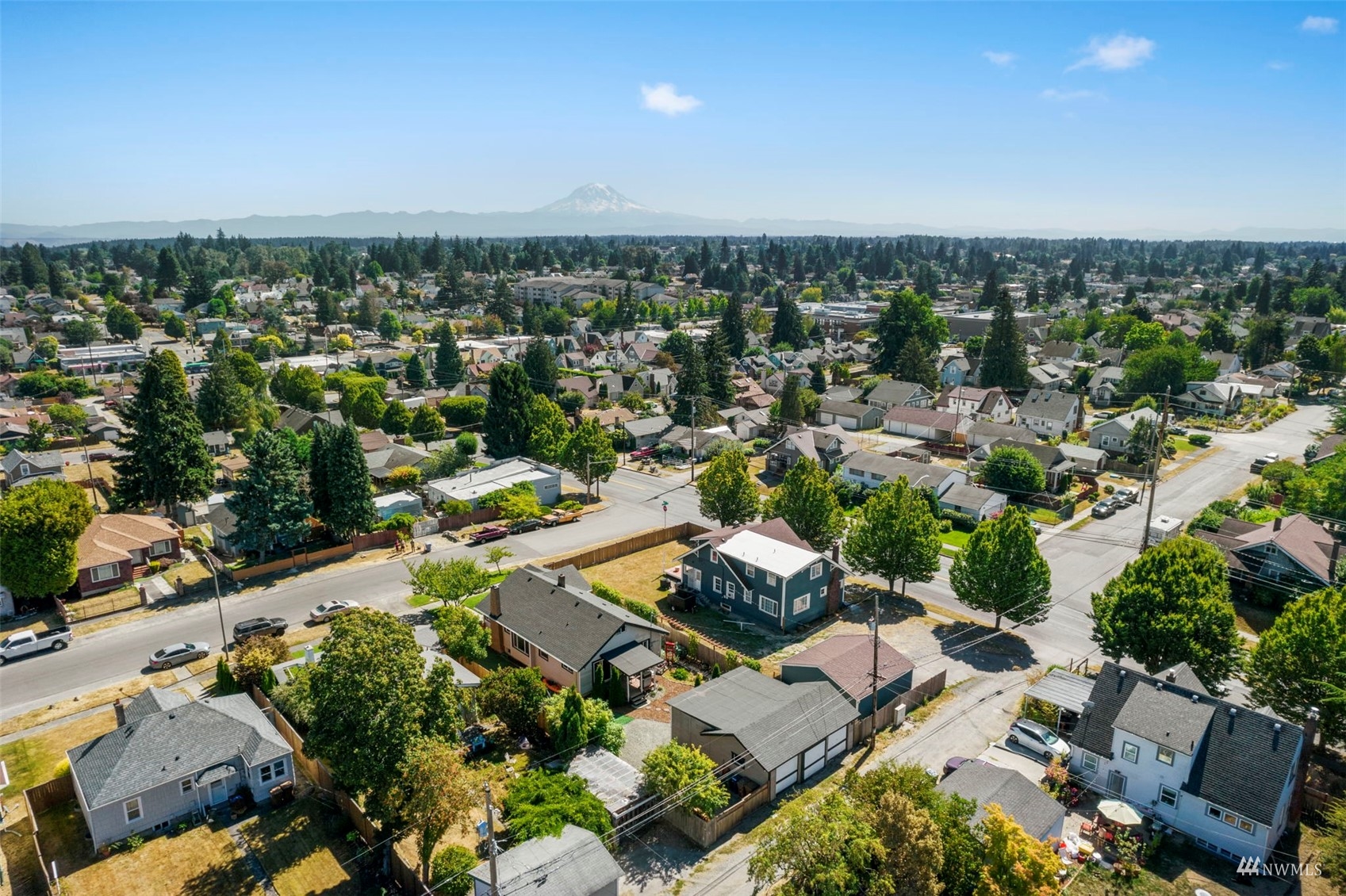 4632 Fawcett Avenue Tacoma, WA 98408 - Photo 33 of 35 an aerial view of a city with lots of residential buildings