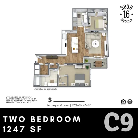 $2,195 | 6350 West Spur Road, Unit 113C, Mequon, WI 53092