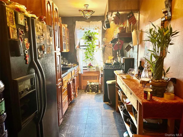 a bathroom with a sink and a large mirror