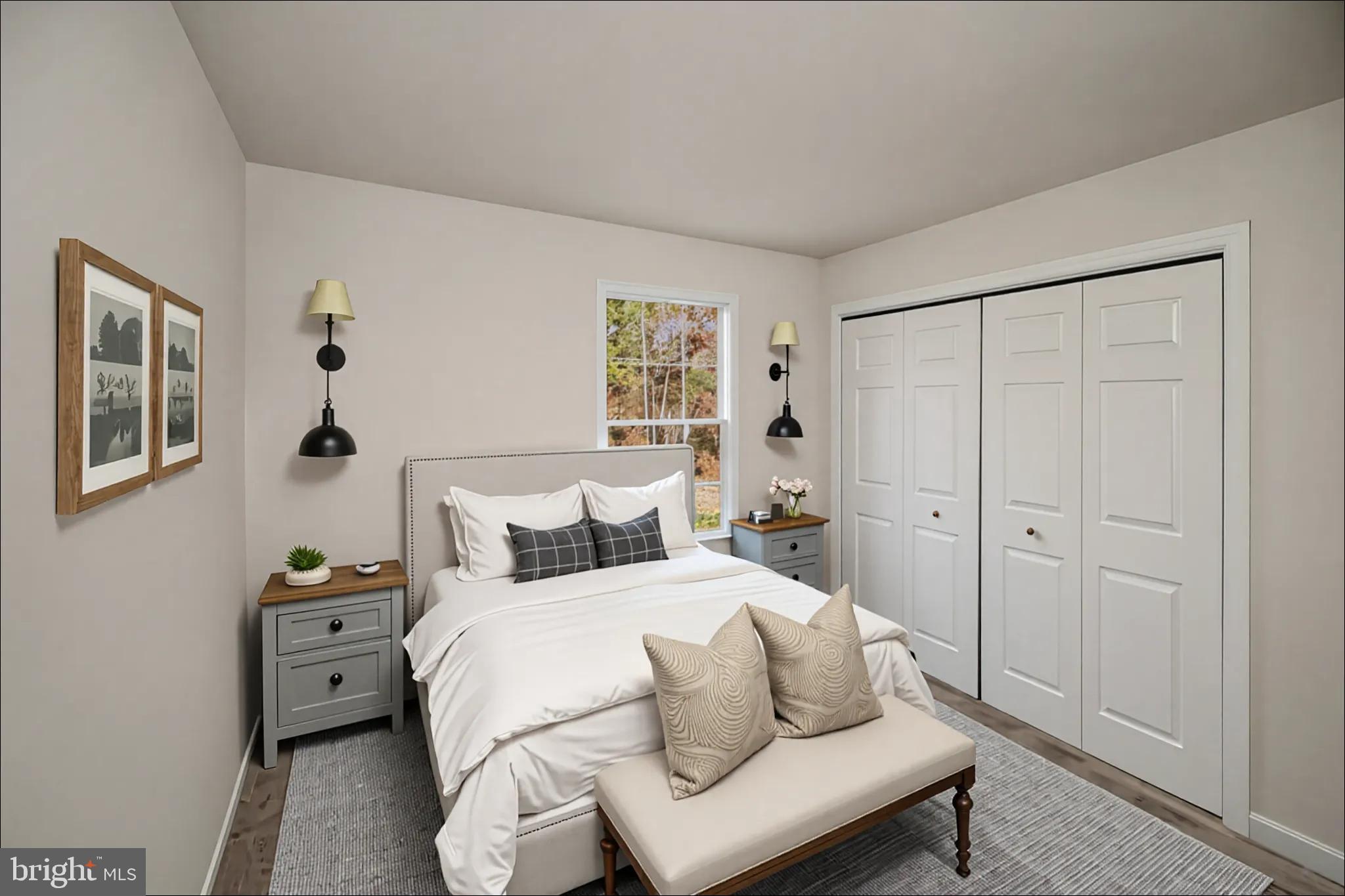 2 Spicers Mill Road Orange, VA 22960 - Photo 18 of 46 a bedroom with a bed and wooden floor