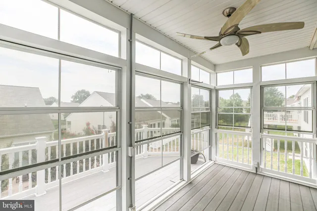a view of a yard with plants and trees
