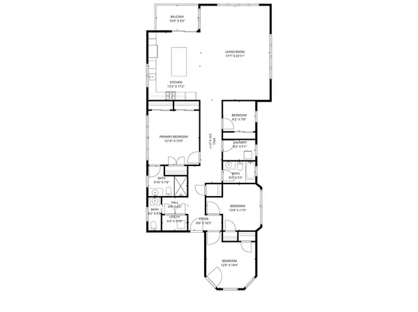 a picture of floor plan