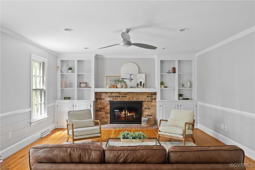 3600 Stoney Ridge Road Midlothian, VA 23112 - Photo 18 of 43 a living room with furniture and a fireplace