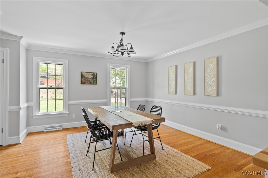 3600 Stoney Ridge Road Midlothian, VA 23112 - Photo 8 of 43 a view of a dining room with furniture and wooden floor