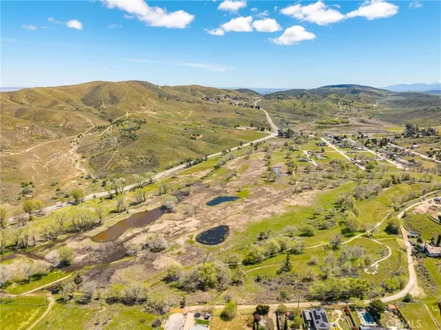 a view of city and mountain