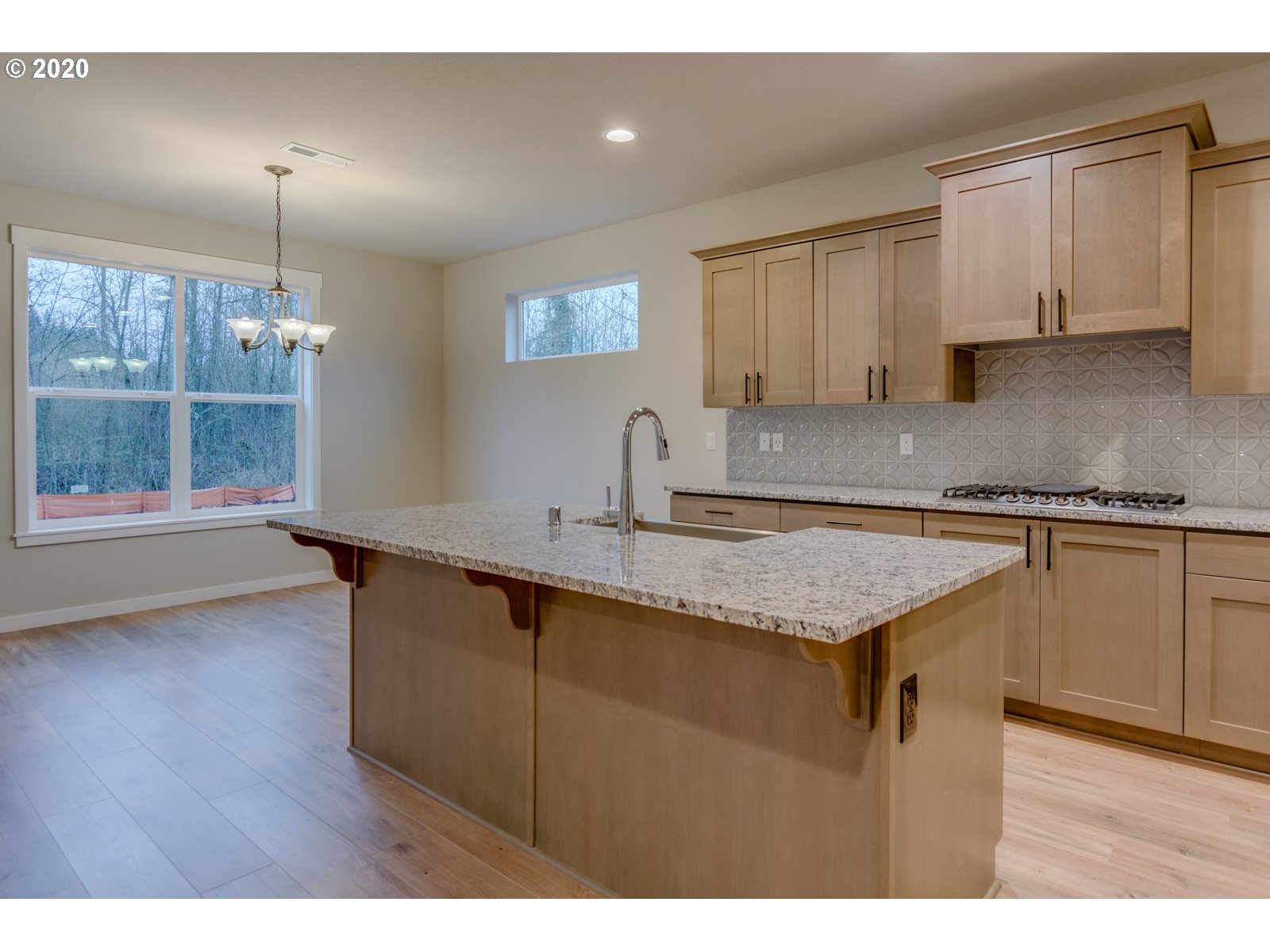 8524 North 1st Street, Unit LT96 Ridgefield, WA 98642 - Photo 14 of 32 a kitchen with granite countertop a sink cabinets and wooden floor
