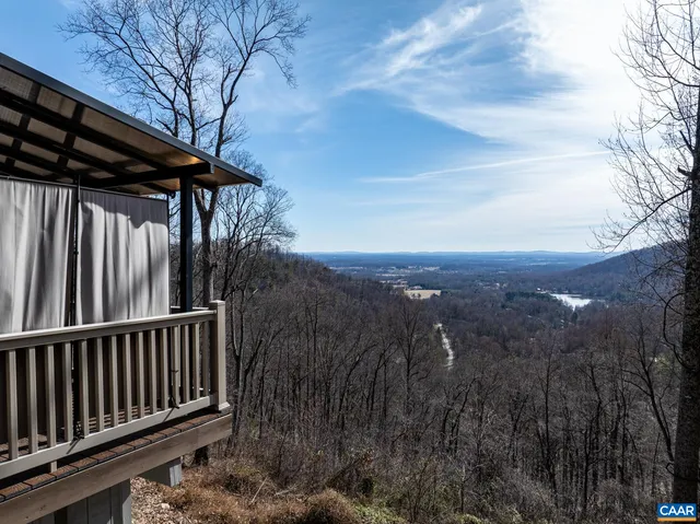 a view of city and mountain