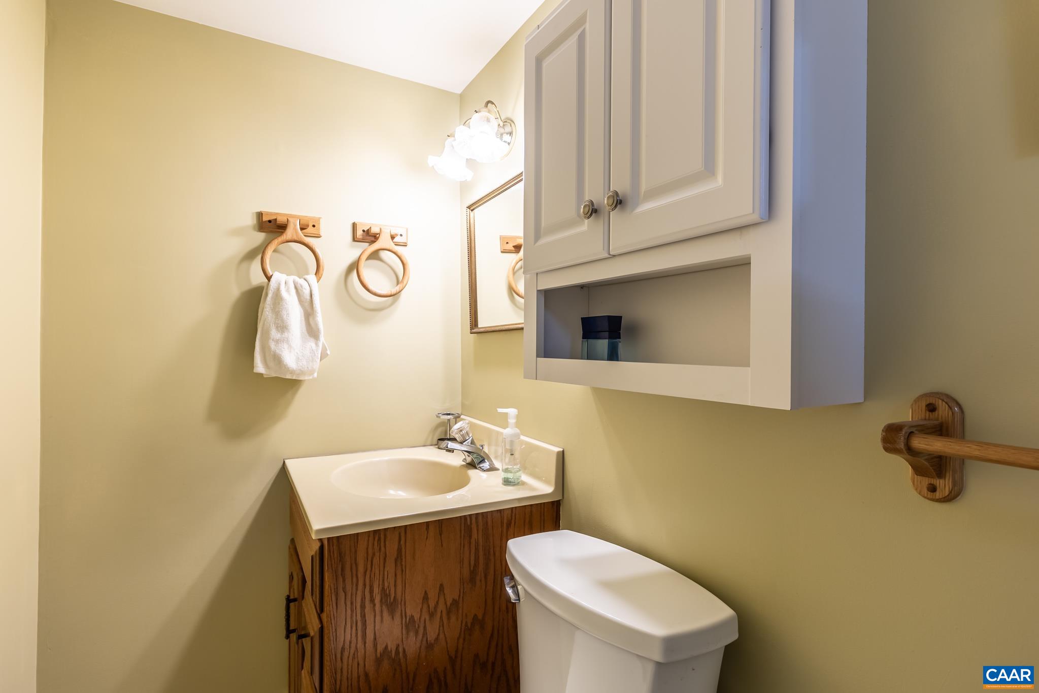 1022 Turkey Ridge Road Stanardsville, VA 22973 - Photo 35 of 74 a bathroom with a sink and a toilet