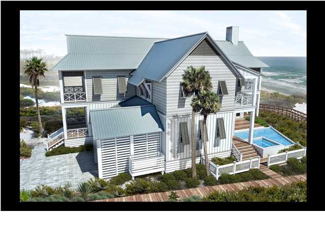 425 Old Beach Road Santa Rosa Beach, FL 32459 - Photo 1 of 14 a black and white photo of a house