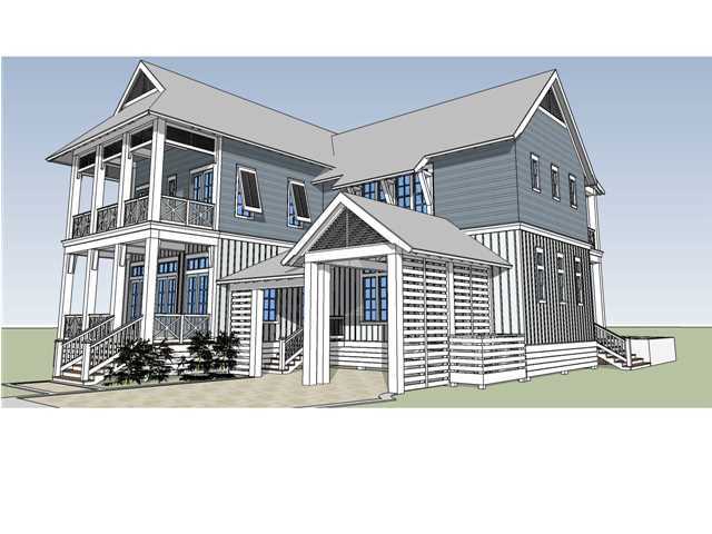 425 Old Beach Road Santa Rosa Beach, FL 32459 - Photo 2 of 14 a black and white photo of a house
