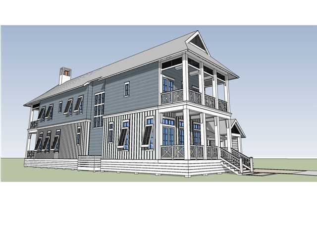 425 Old Beach Road Santa Rosa Beach, FL 32459 - Photo 5 of 14 a black and white photo of a building