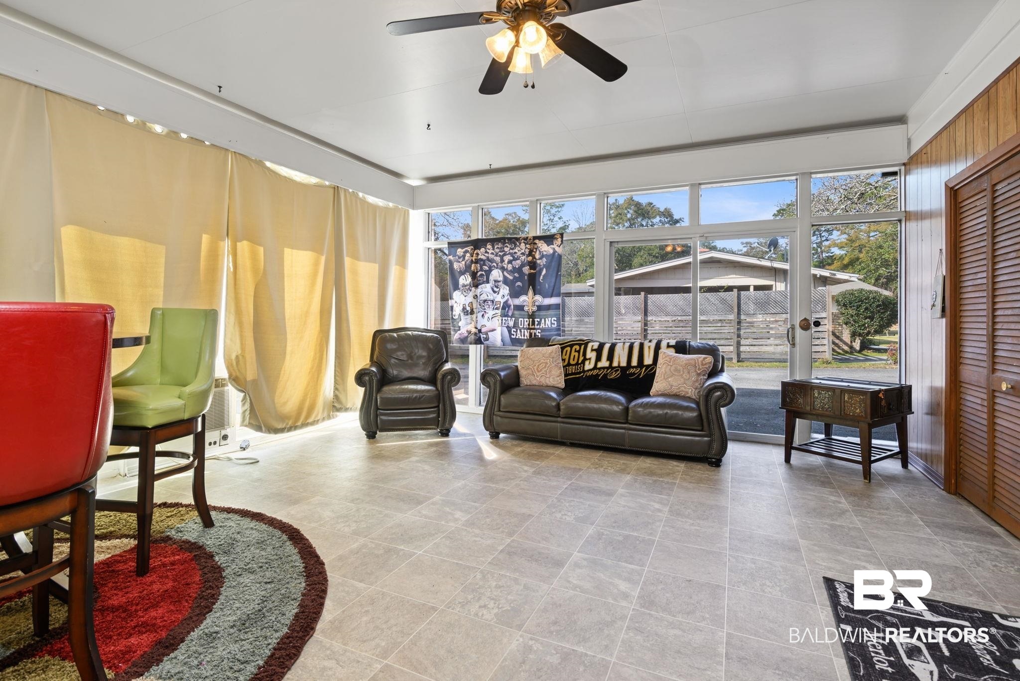 4105 Libby Drive Mobile, AL 36693 - Photo 18 of 26 Sunroom / solarium featuring ceiling fan