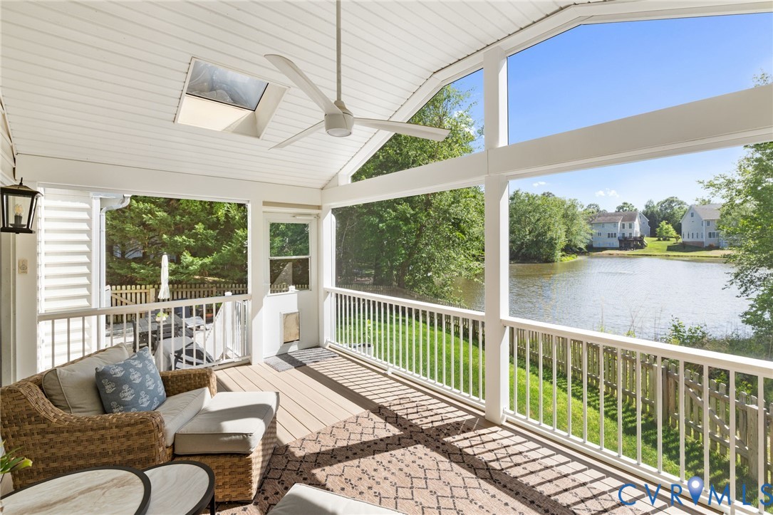 5418 Trail Ride Court Moseley, VA 23120 - Photo 1 of 52 Screen in porch with Beautiful views of the pond m
