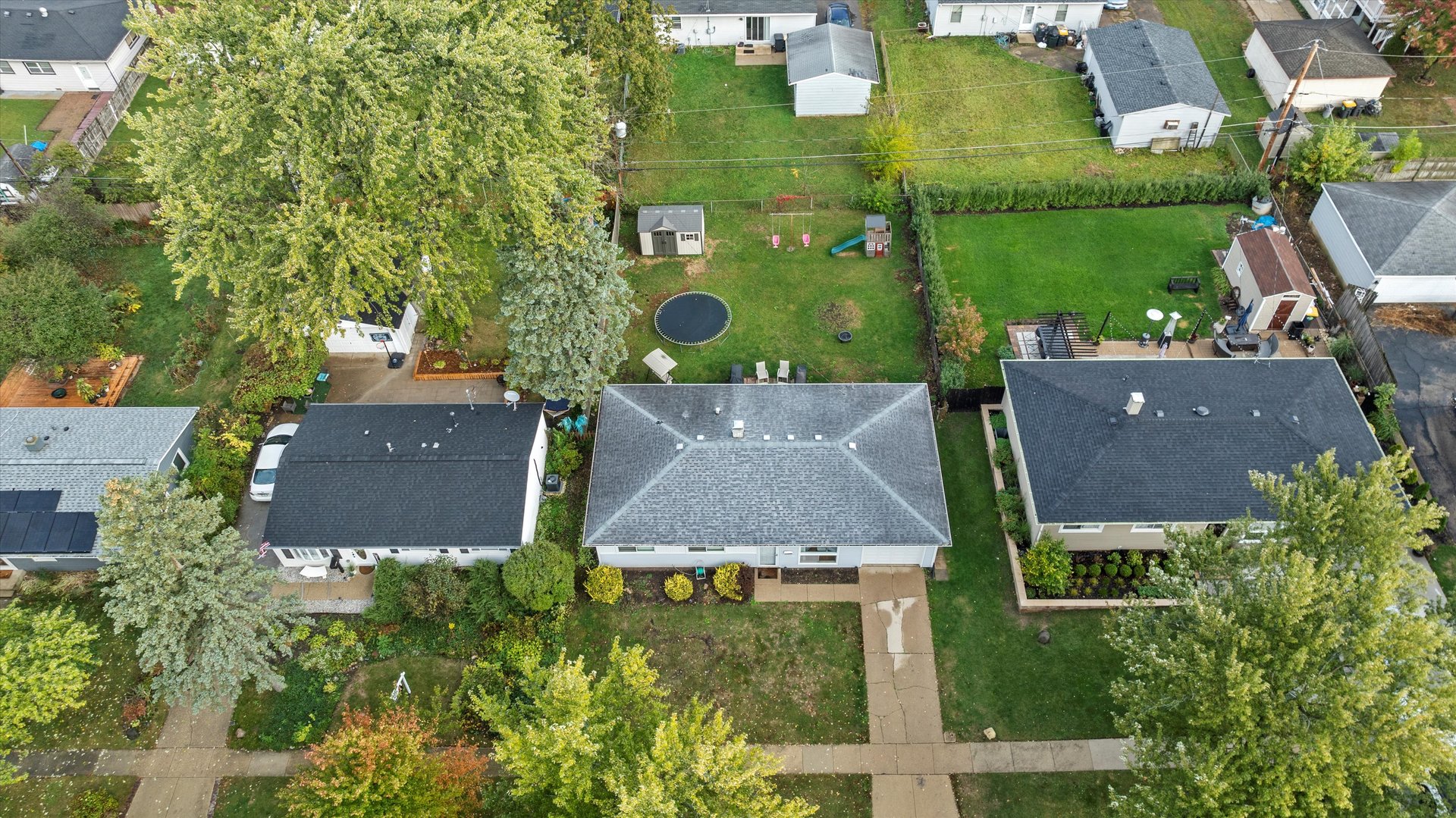 406 Cahill Road Streamwood, IL 60107 - Photo 20 of 22 an aerial view of a house with outdoor space and street view
