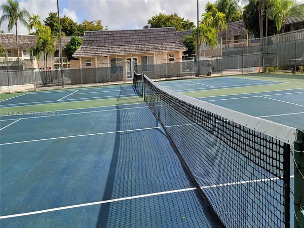 a view of a tennis court