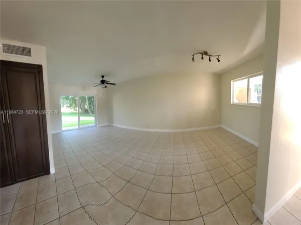 a view of empty room