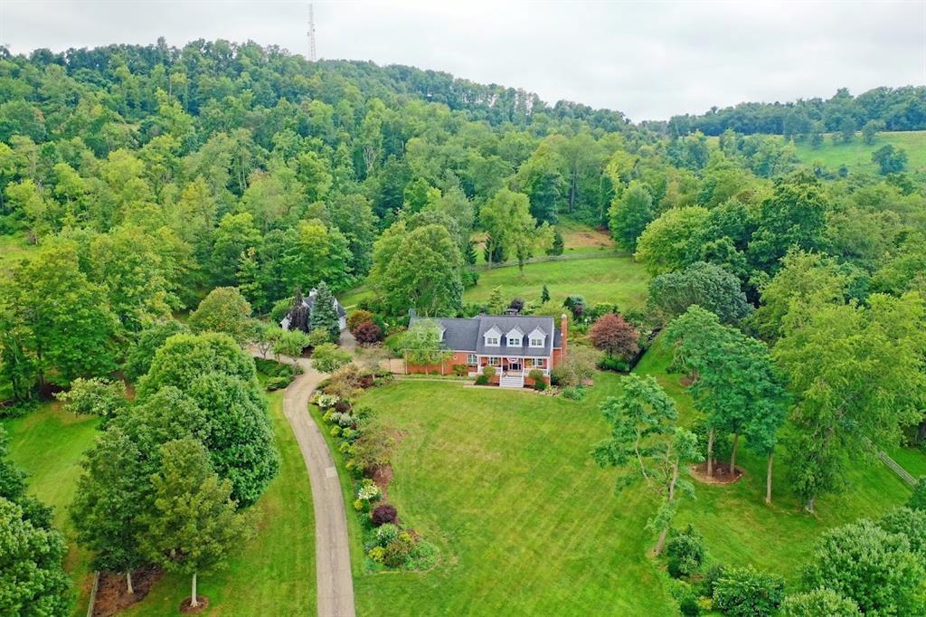 2163 Garards Fort Road Waynesburg, PA 15370 - Photo 2 of 25 an aerial view of a house with a yard